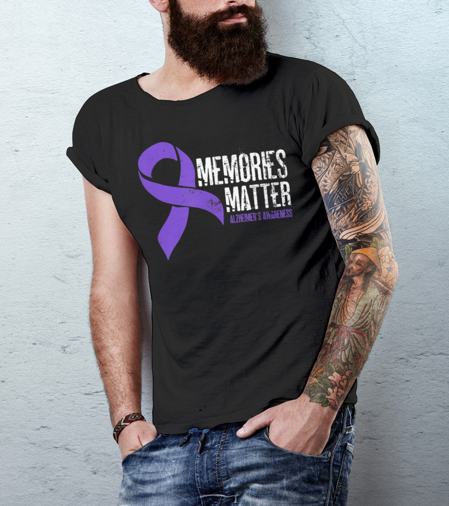 Memories Matter Alzheimer's Awareness Purple T-Shirt