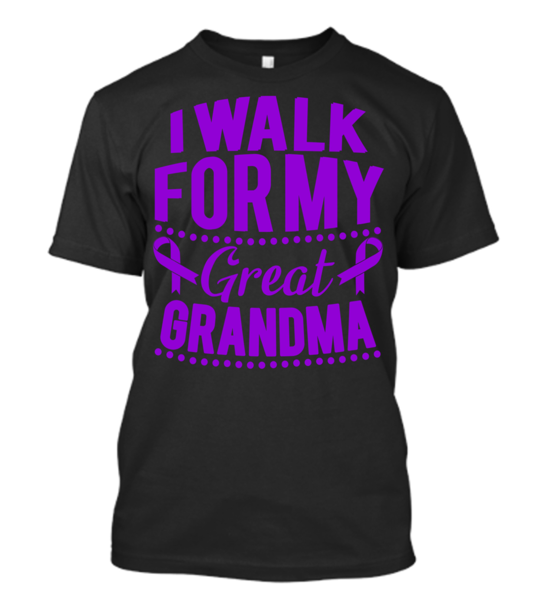 I Walk For My Great Grandma Alzheimer's T-Shirt