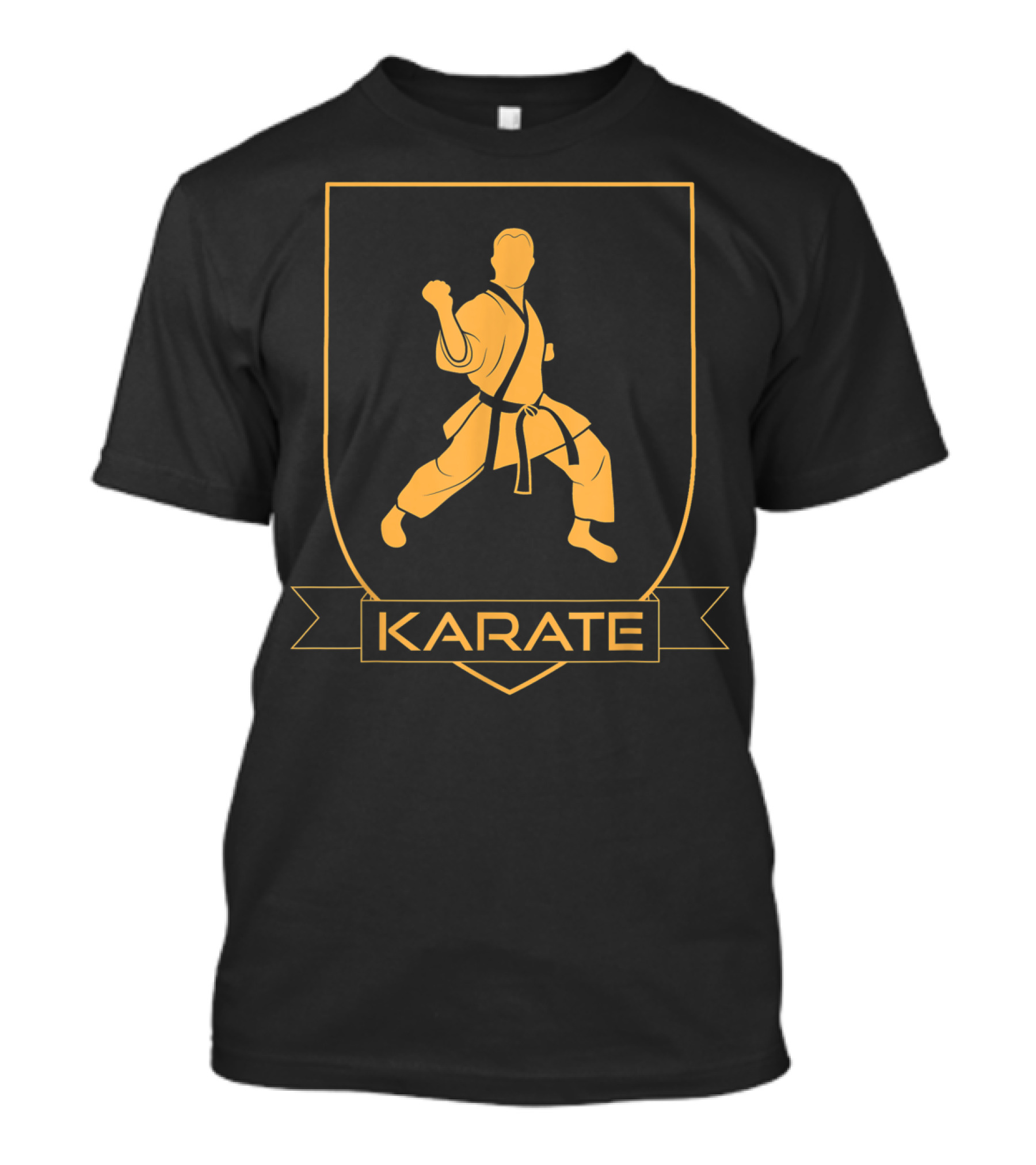 Karate Blazon Martial Arts Karateka Combat Emblem T-Shirt