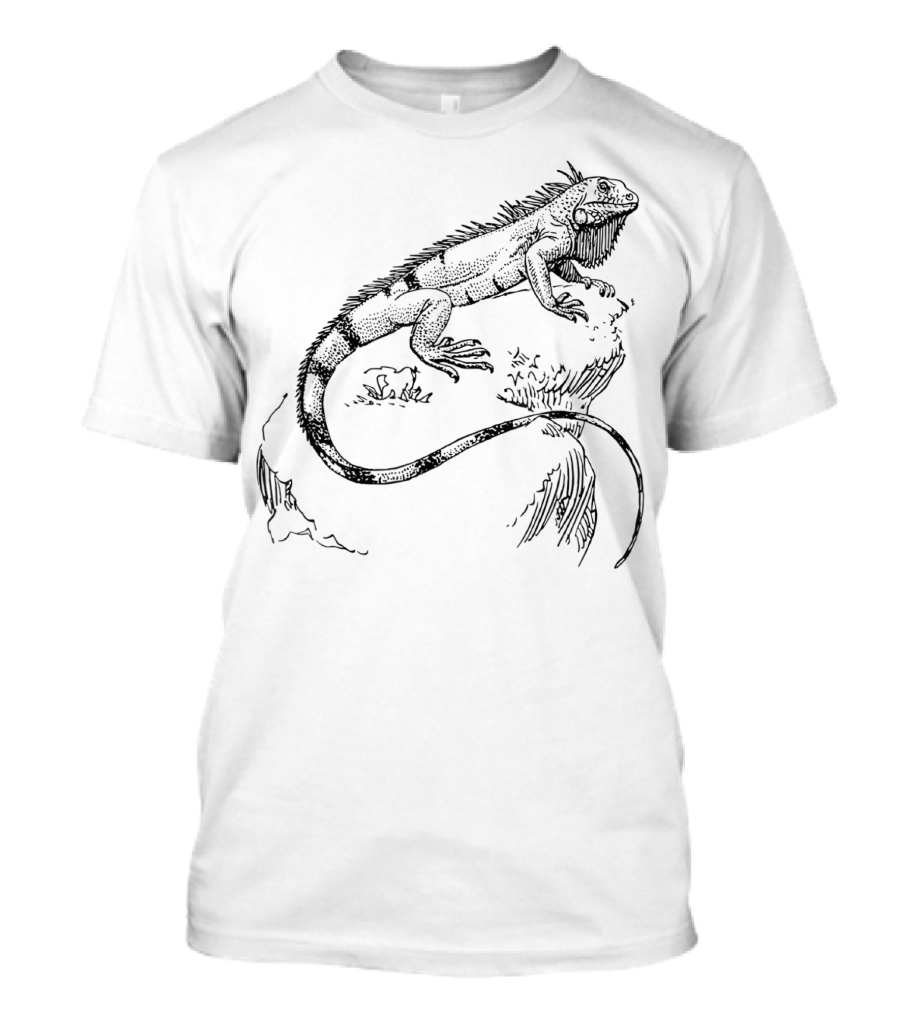 Lizard Iguana Sketch T-Shirt