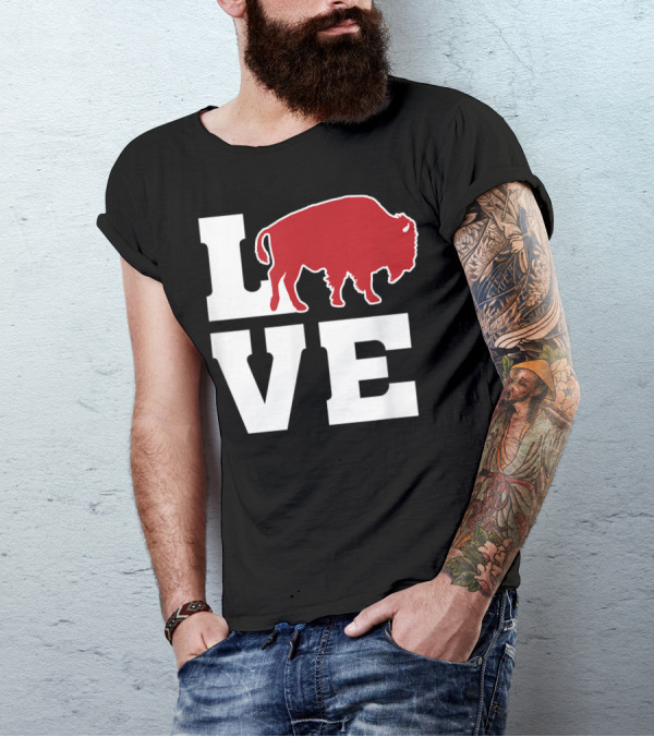 Love Buffalo Ny Football Bills Mafia Vintage T-Shirt