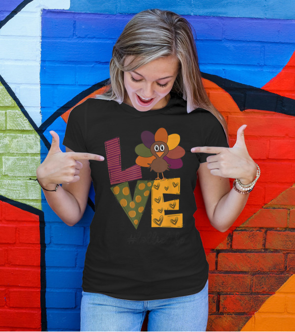Love Turkey #LollieLife Thanksgiving Grandma T-Shirt