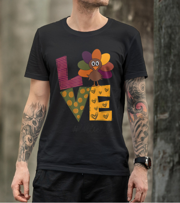 Love Turkey #LollieLife Thanksgiving Grandma T-Shirt