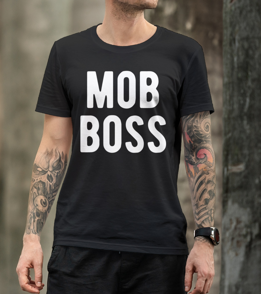 Mob Boss 1920s Gangster Costume Mafia Boss T-Shirt