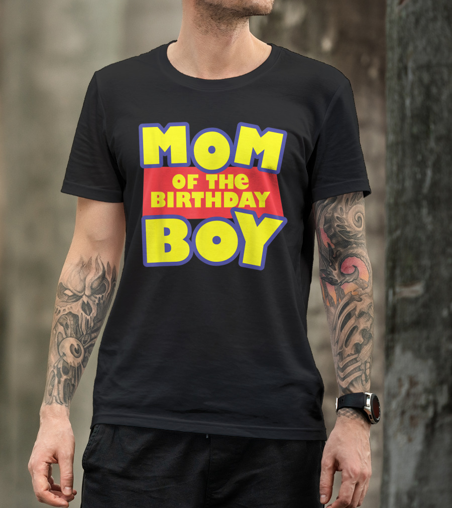 Mom Of The Birthday Boy T-Shirt
