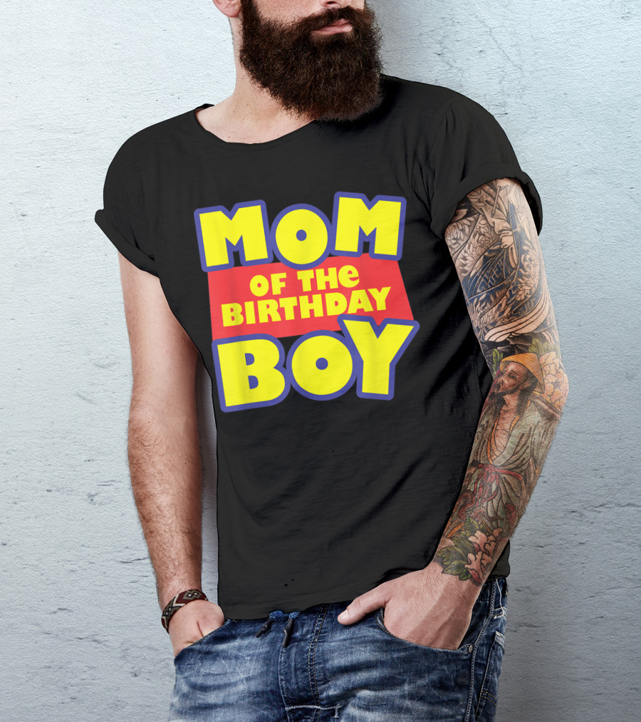 Mom Of The Birthday Boy T-Shirt
