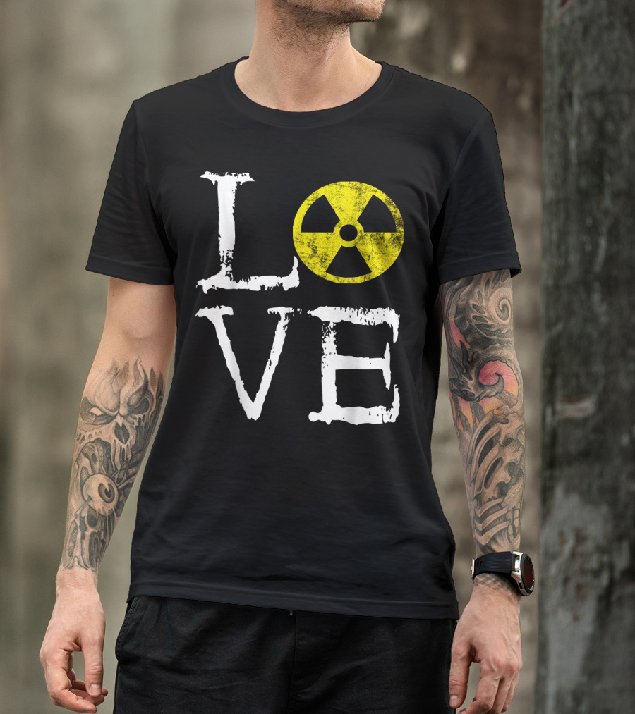 Love Nuclear Radiation Medicine Radiography T-Shirt