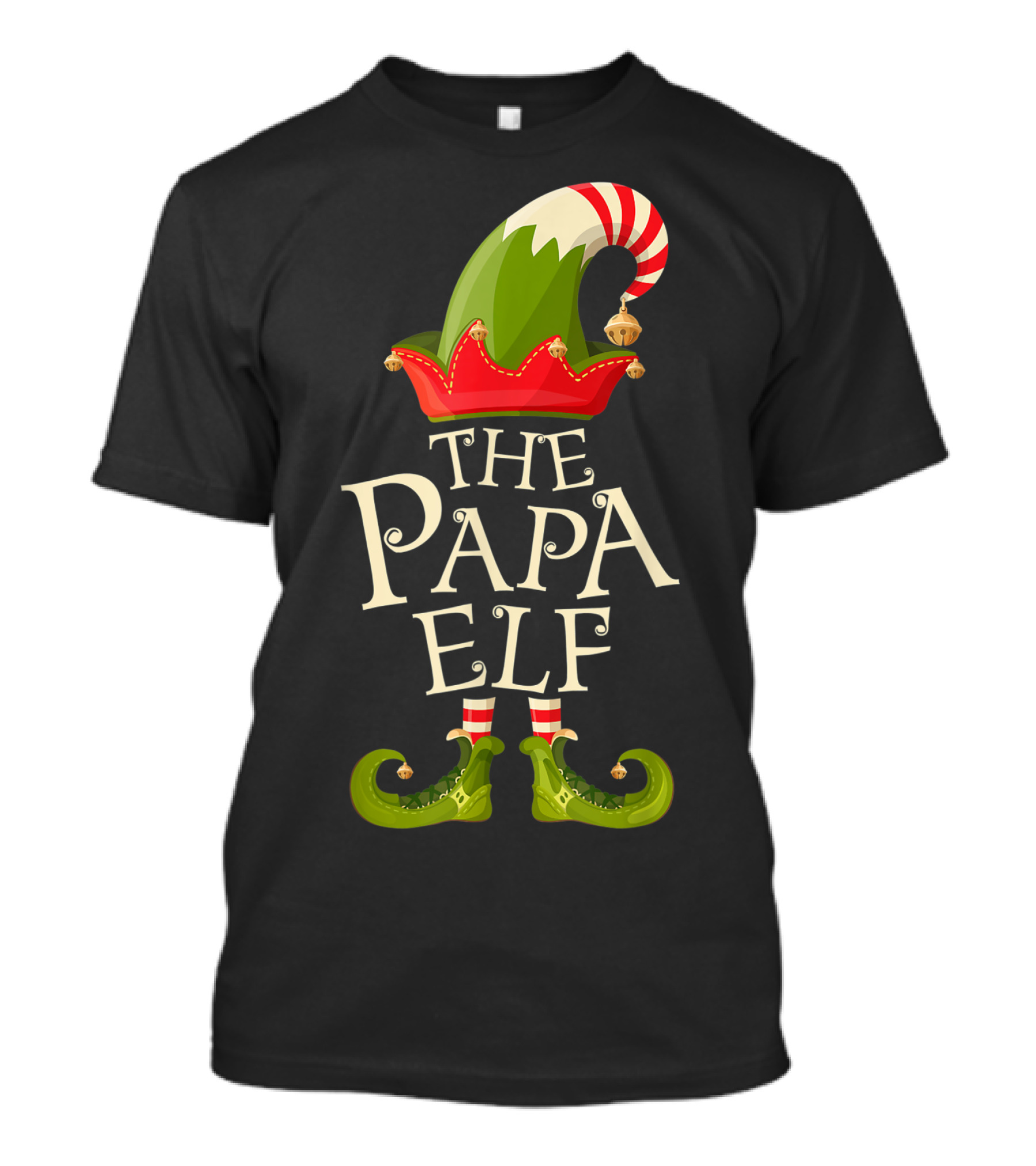 The Papa Elf Family Matching Group Holiday T-Shirt