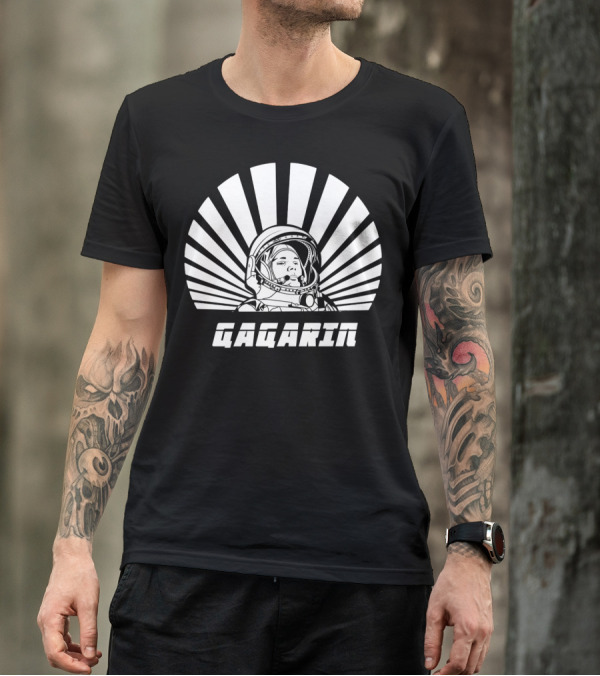 Gagarin Cosmonaut Soviet Outer Space T-Shirt
