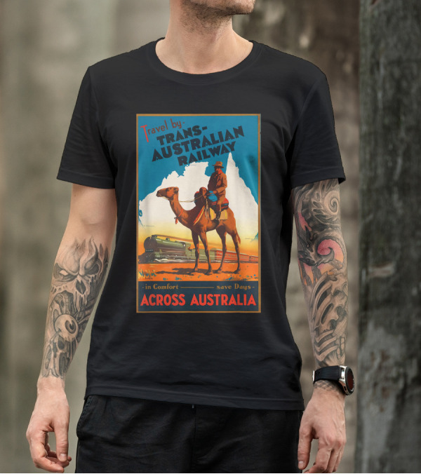 Travel By Trans-Australian Railway Across Australia In Comfort Save Days T-Shirt