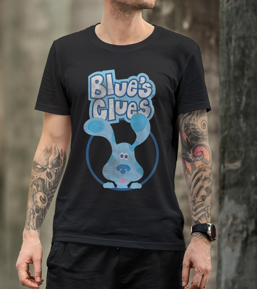 Blue's Clues Blue Dog Circle T-Shirt