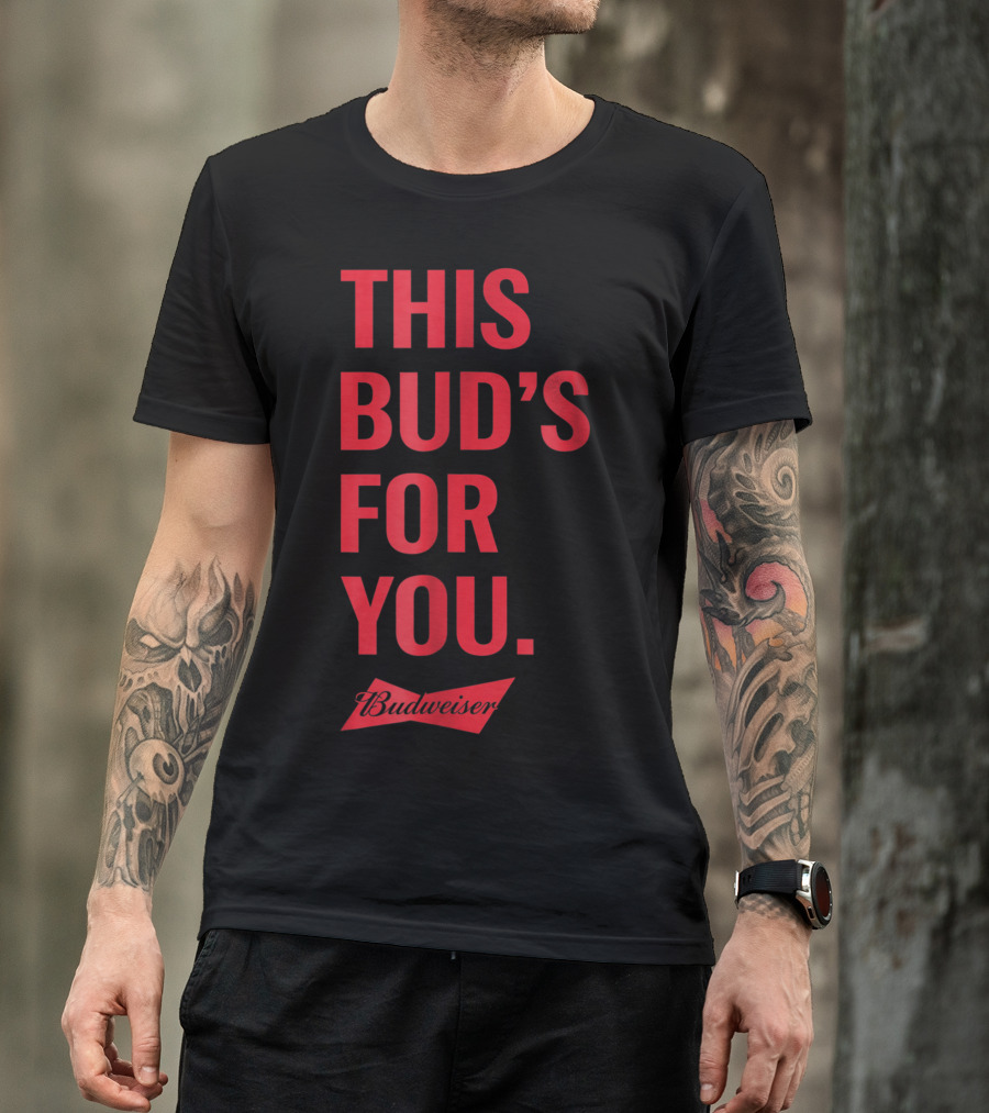 Budweiser This Bud's For You Red T-Shirt