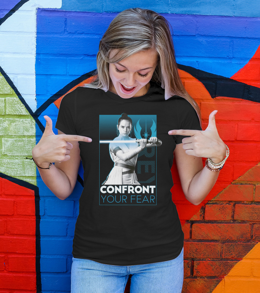 Star Wars Rey Confront Your Fear T-Shirt