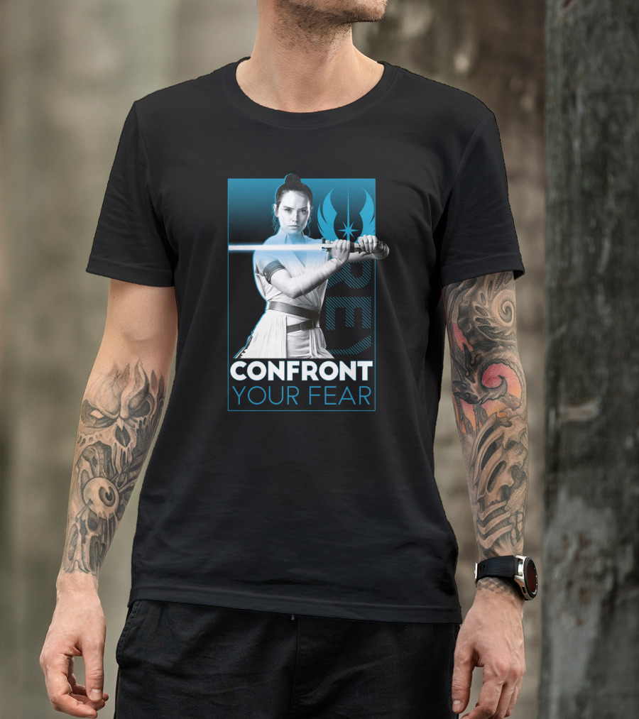 Star Wars Rey Confront Your Fear T-Shirt