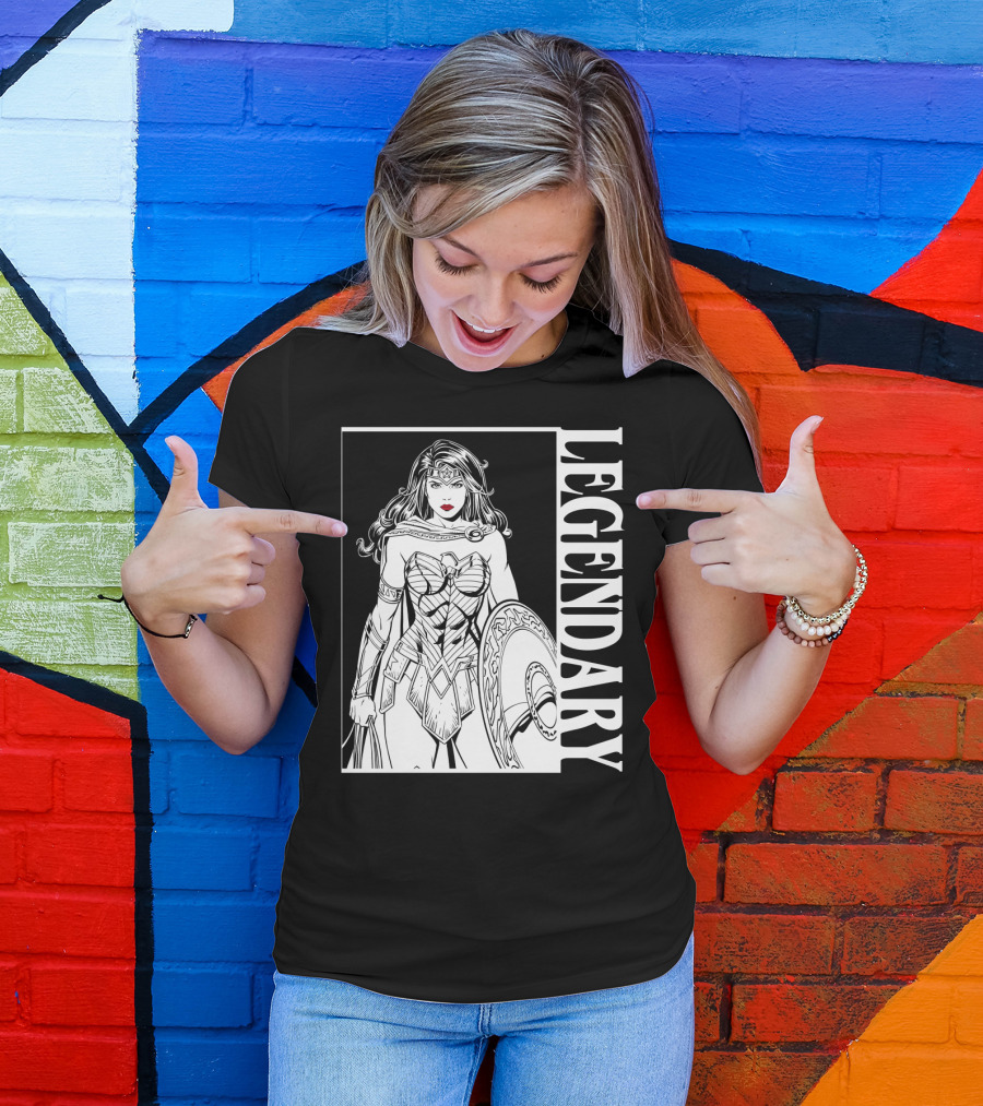 Wonder Woman Legendary Heroic Warrior T-Shirt