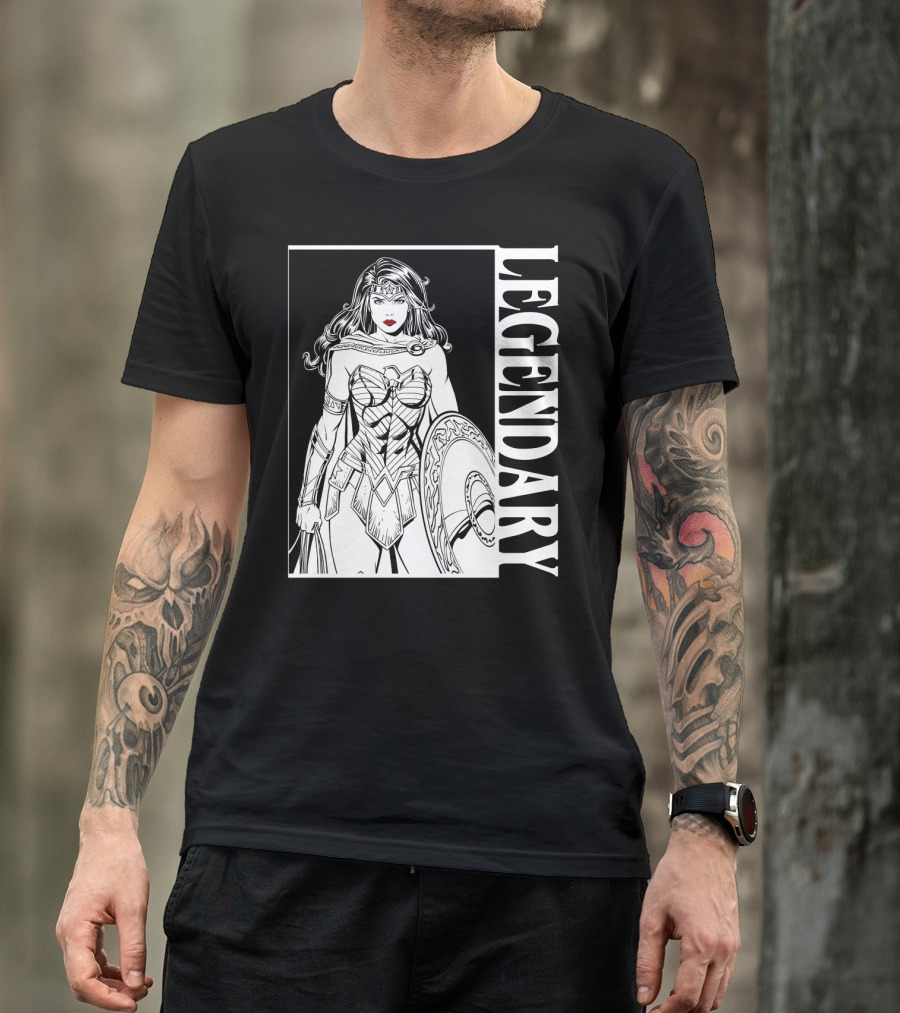Wonder Woman Legendary Heroic Warrior T-Shirt