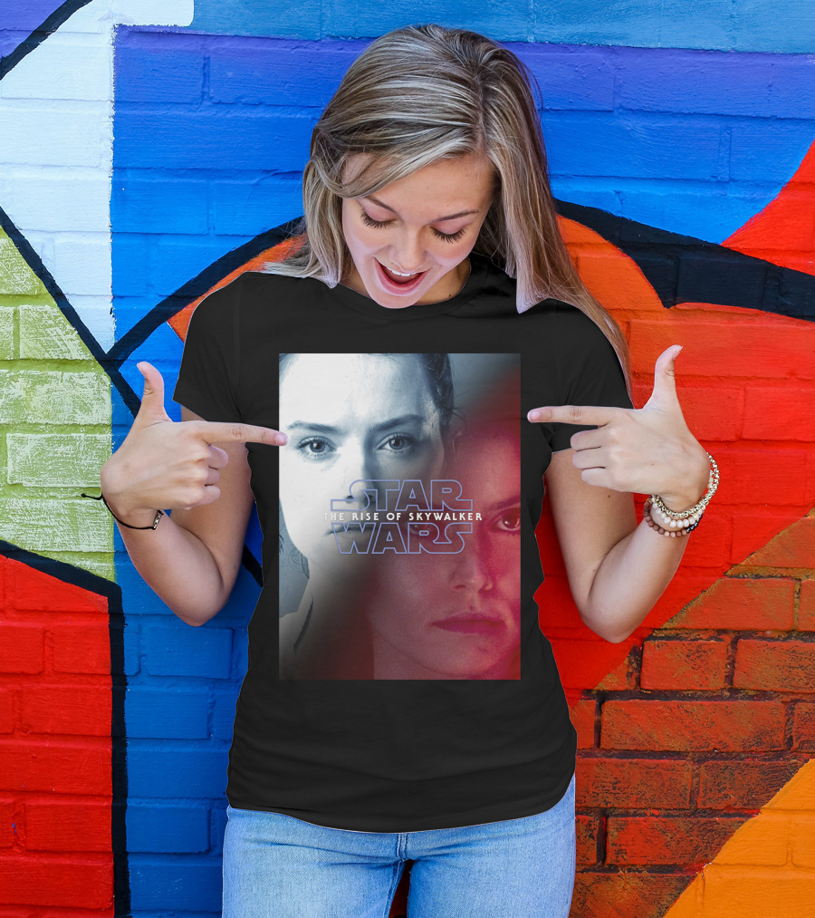 Star Wars The Rise Of Skywalker Rey Light And Dark T-Shirt
