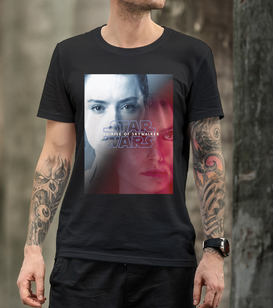 Star Wars The Rise Of Skywalker Rey Light And Dark T-Shirt