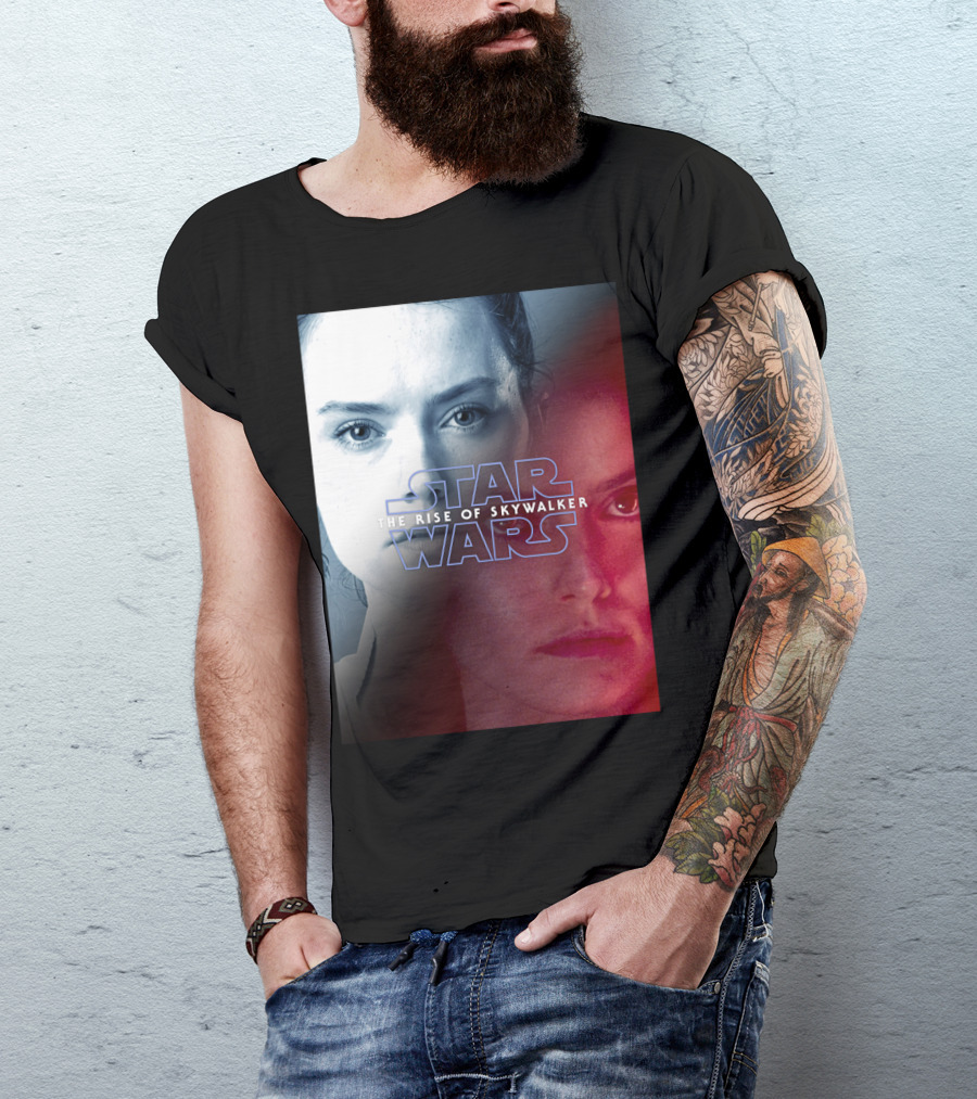 Star Wars The Rise Of Skywalker Rey Light And Dark T-Shirt