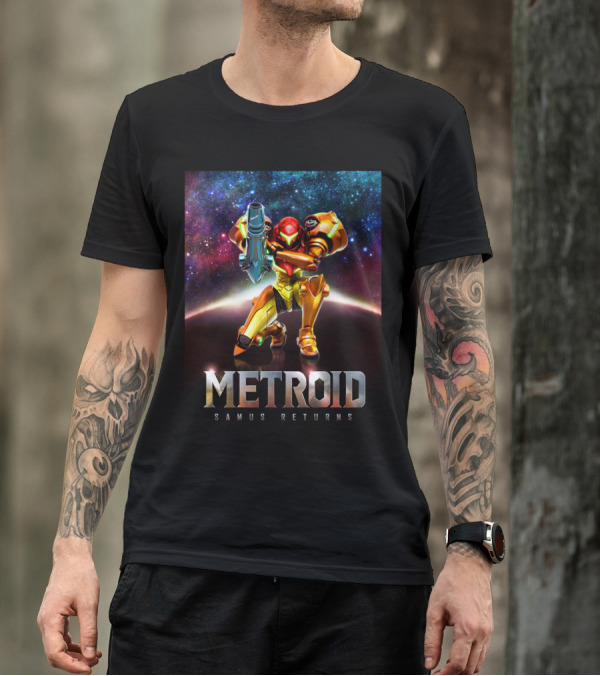 Metroid Samus Returns Galaxy Adventure T-Shirt