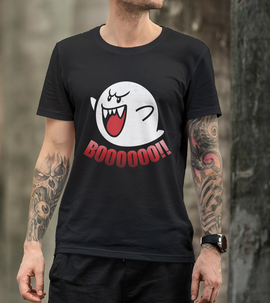Super Mario Boo Ghost Booooo T-Shirt