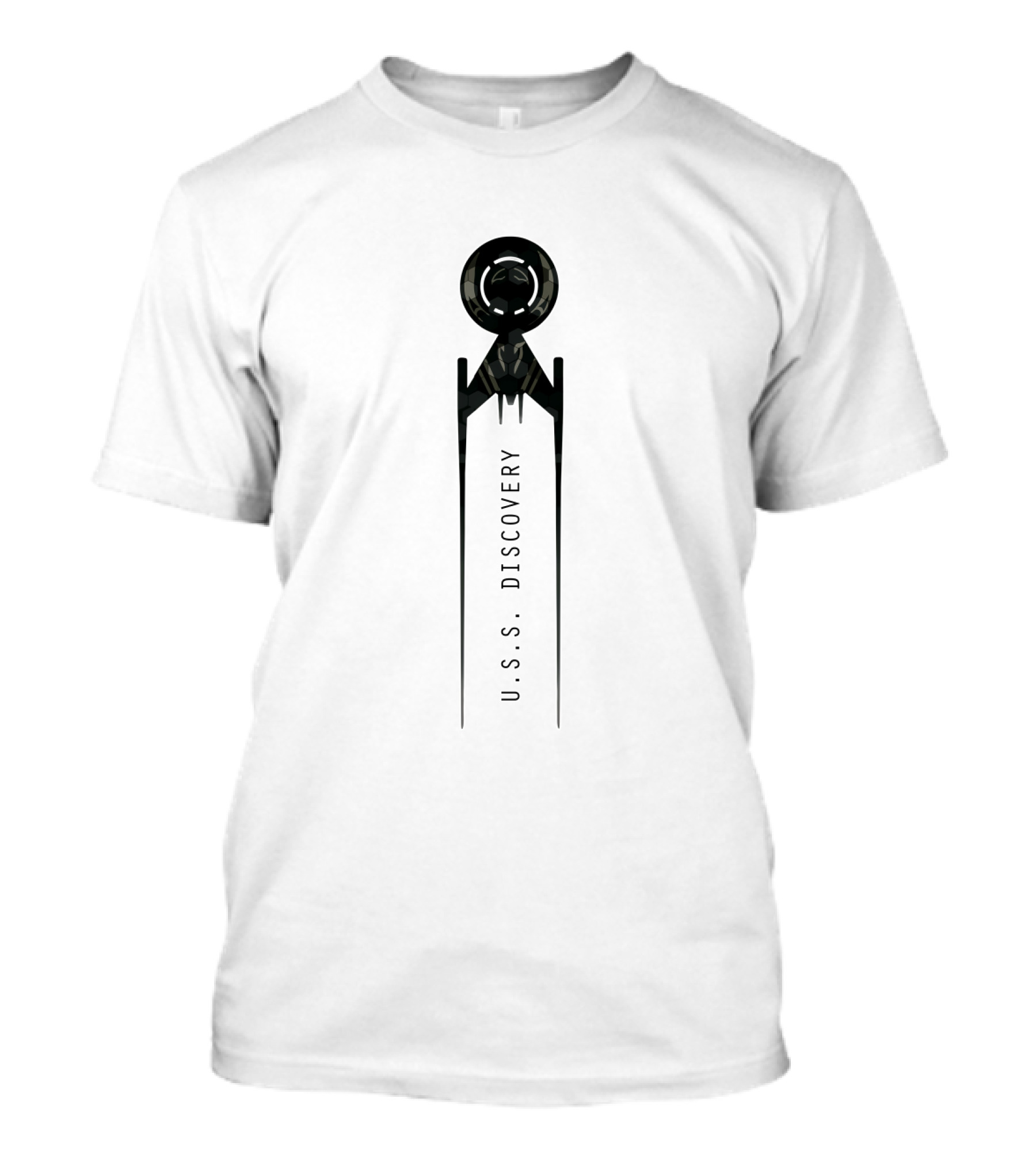 U.S.S Discovery Star Trek Black Badge Emblem T-Shirt