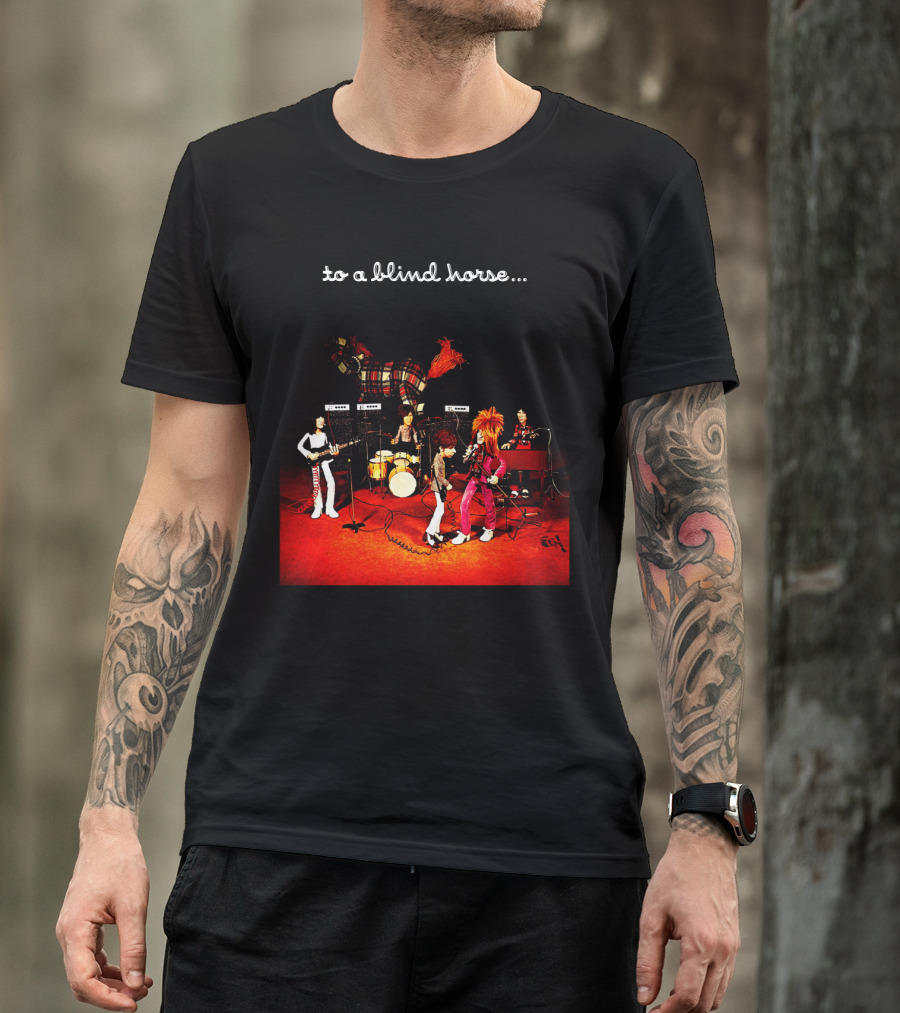 To A Blind Horse Band Performance Scene T-Shirt