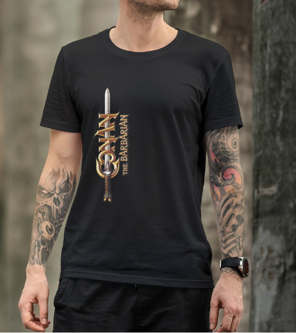 Conan The Barbarian Sword Logo CB 036 T-Shirt