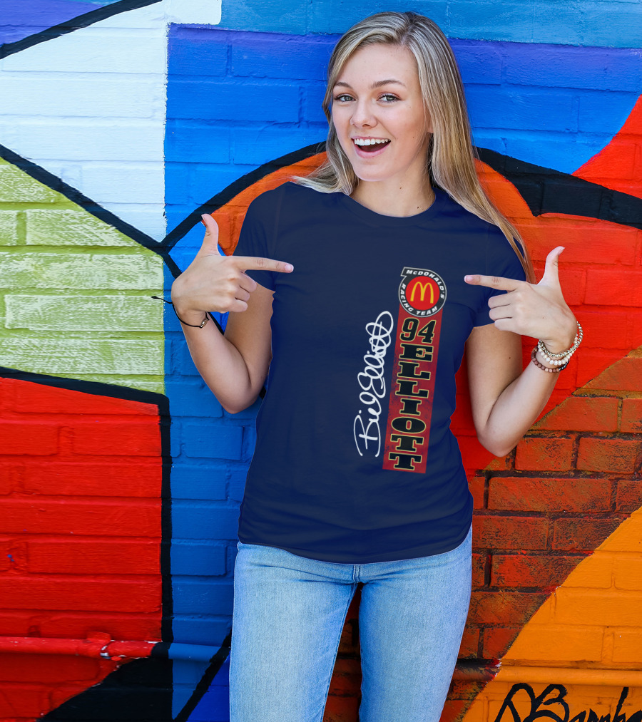 McDonald's Racing Team 94 Bill Elliott Signature T-Shirt