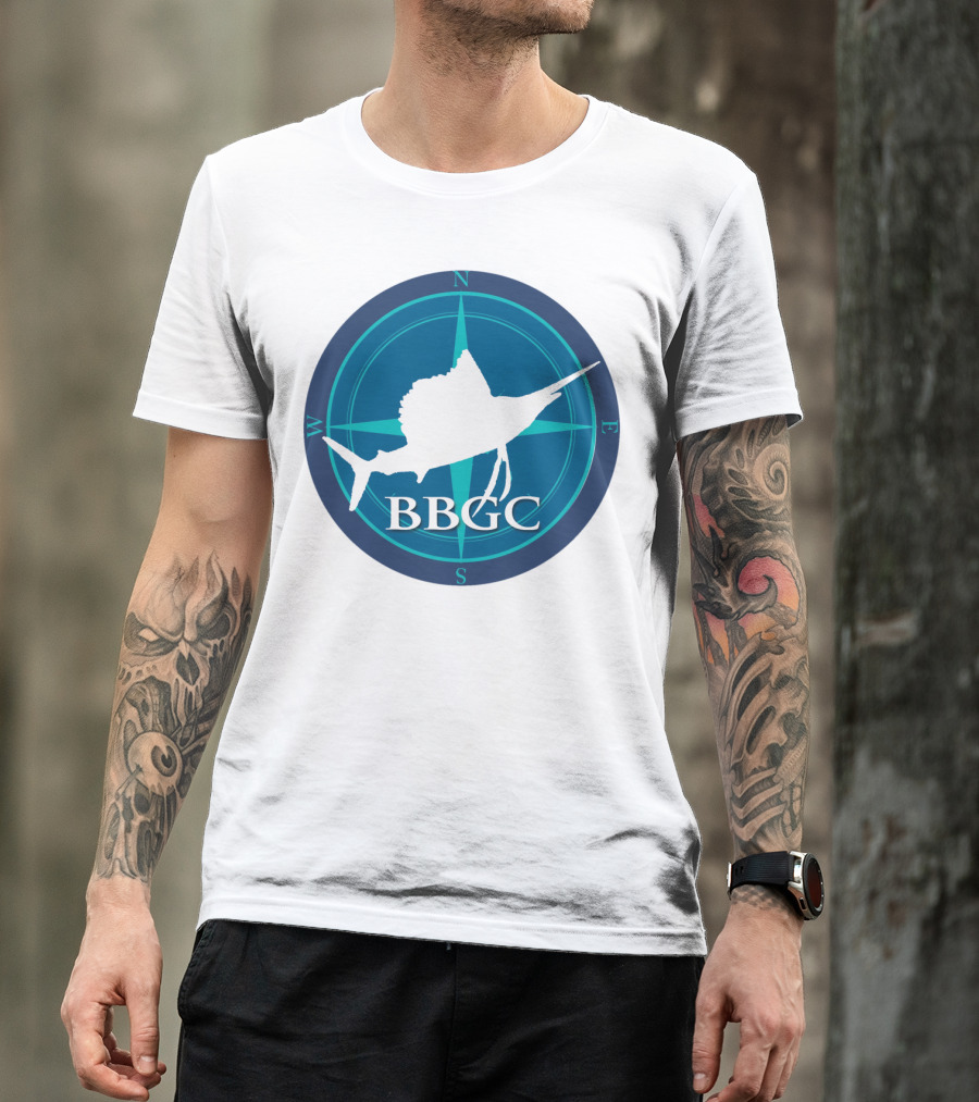 Bimini Big Game Club BBGC Sailfish Compass T-Shirt