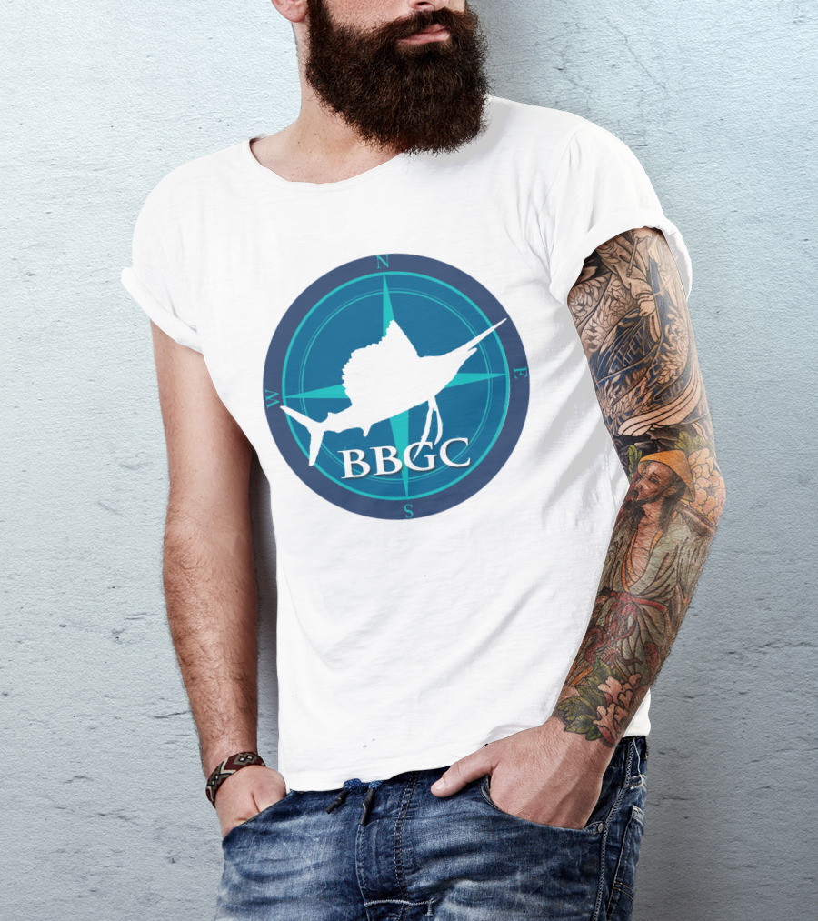 Bimini Big Game Club BBGC Sailfish Compass T-Shirt
