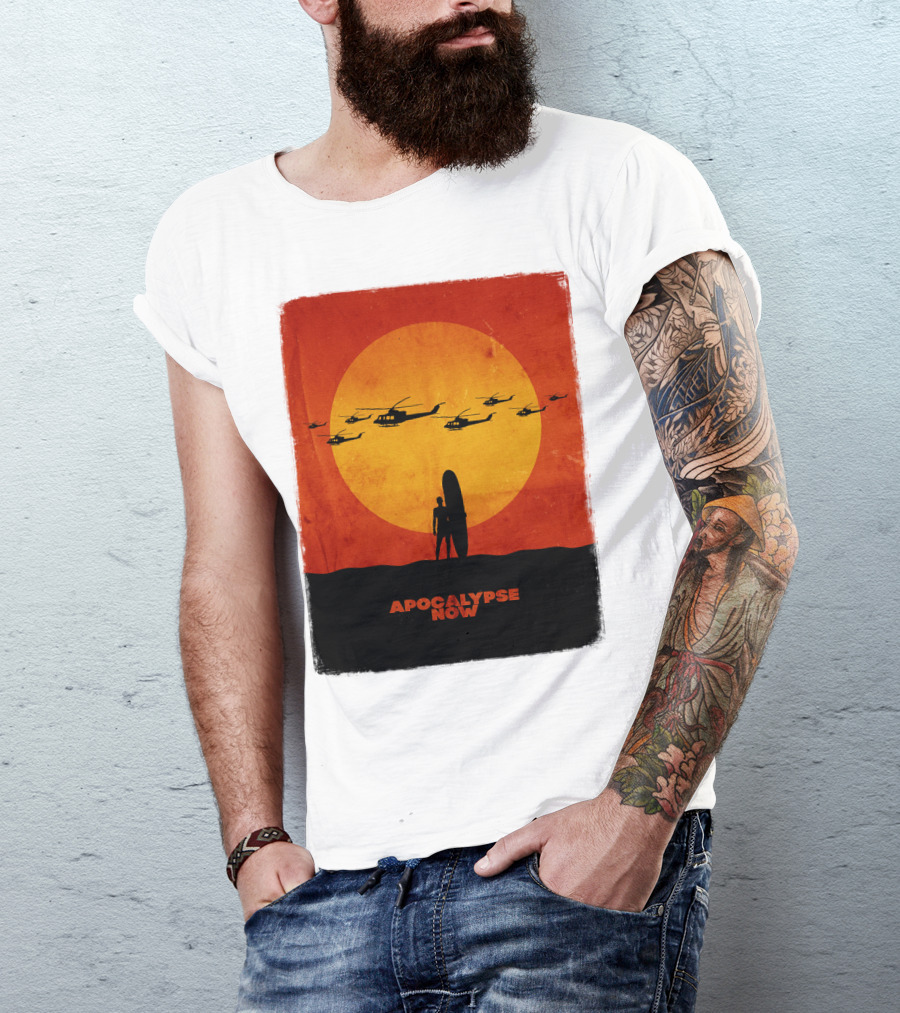 Apocalypse Now Helicopter Sunset Scene T-Shirt