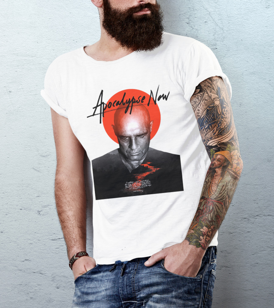 Apocalypse Now Bald Head Red Sun Reflection 08 T-Shirt