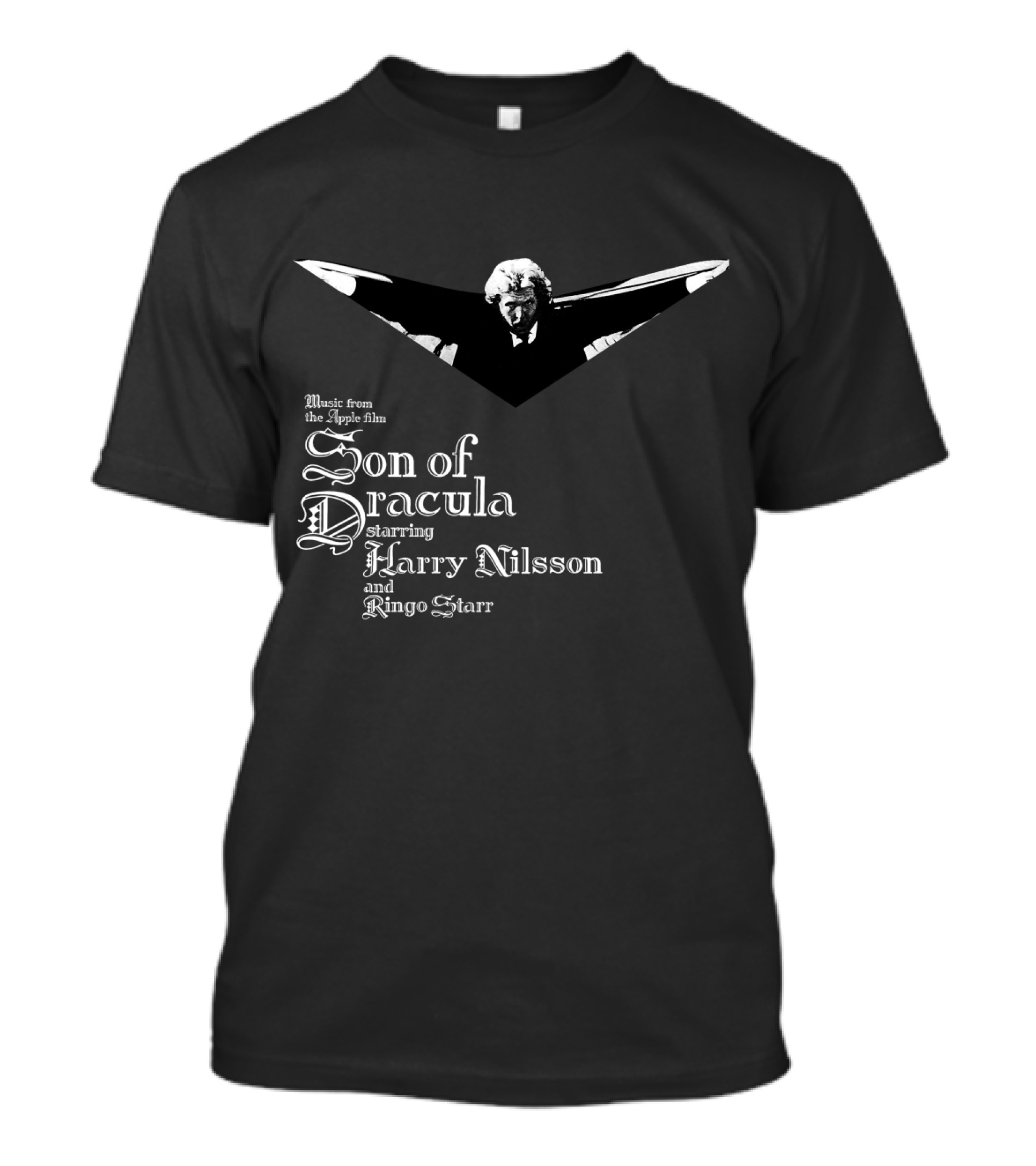 Music From Apple Film Son Of Dracula Starring Harry Nilsson Ringo Starr T-Shirt