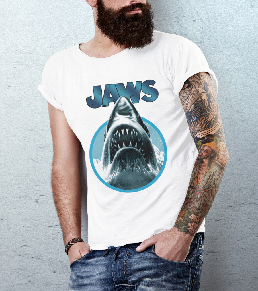 JAWS Shark Iconic Movie T-Shirt