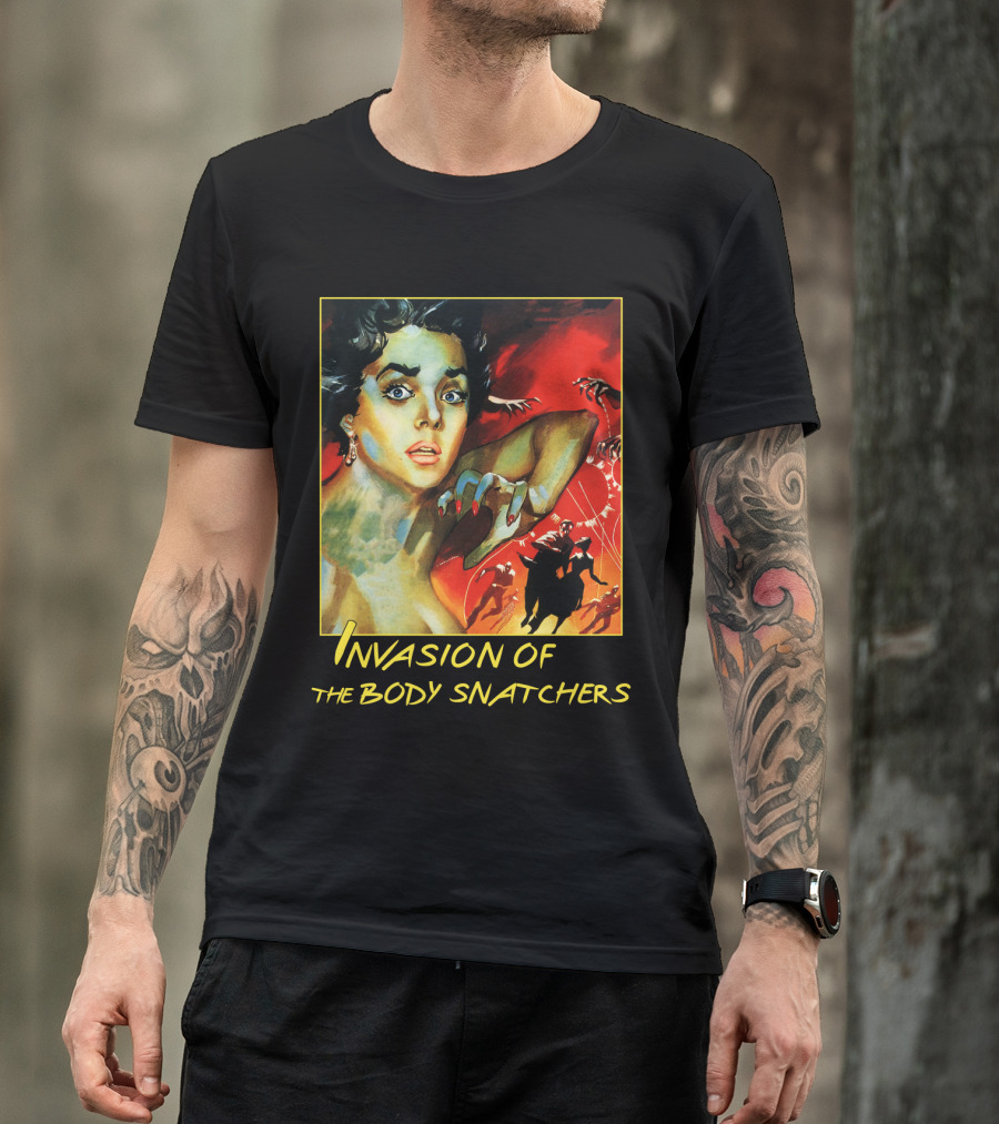 Invasion Of The Body Snatchers 1978 Classic Horror Movie Cover T-Shirt