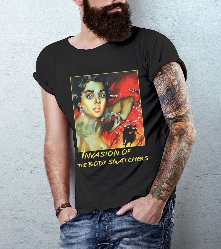 Invasion Of The Body Snatchers 1978 Classic Horror Movie Cover T-Shirt