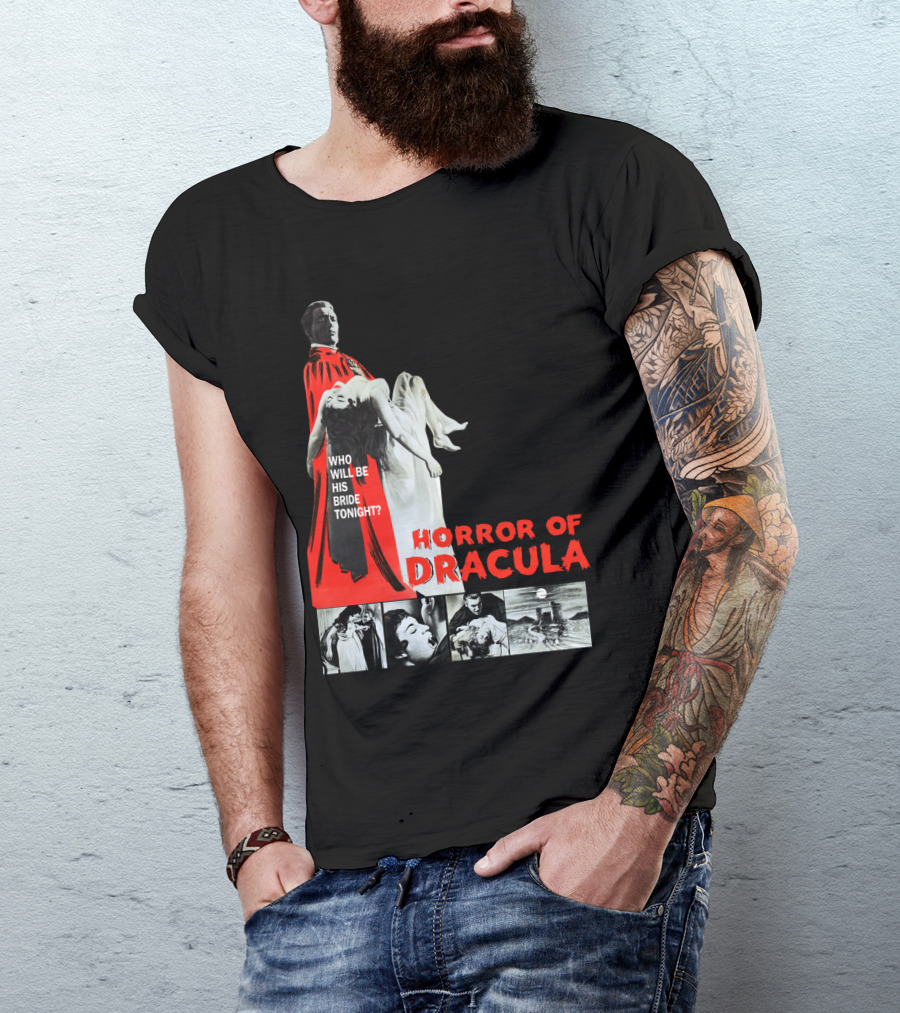 Horror Of Dracula Who Will Be His Bride Tonight T-Shirt