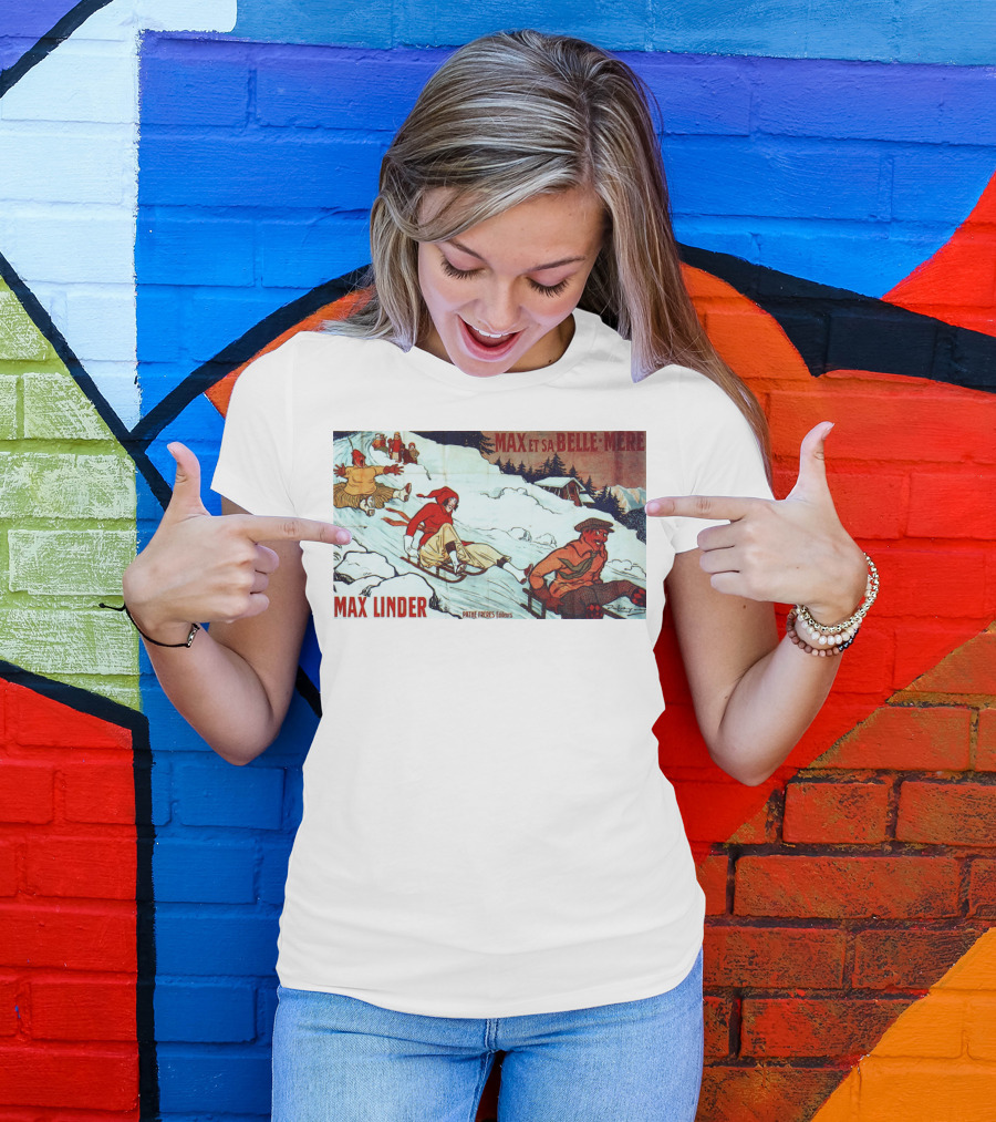 Max Et Sa Belle-Mère Max Linder Pathé Frères 1911 T-Shirt