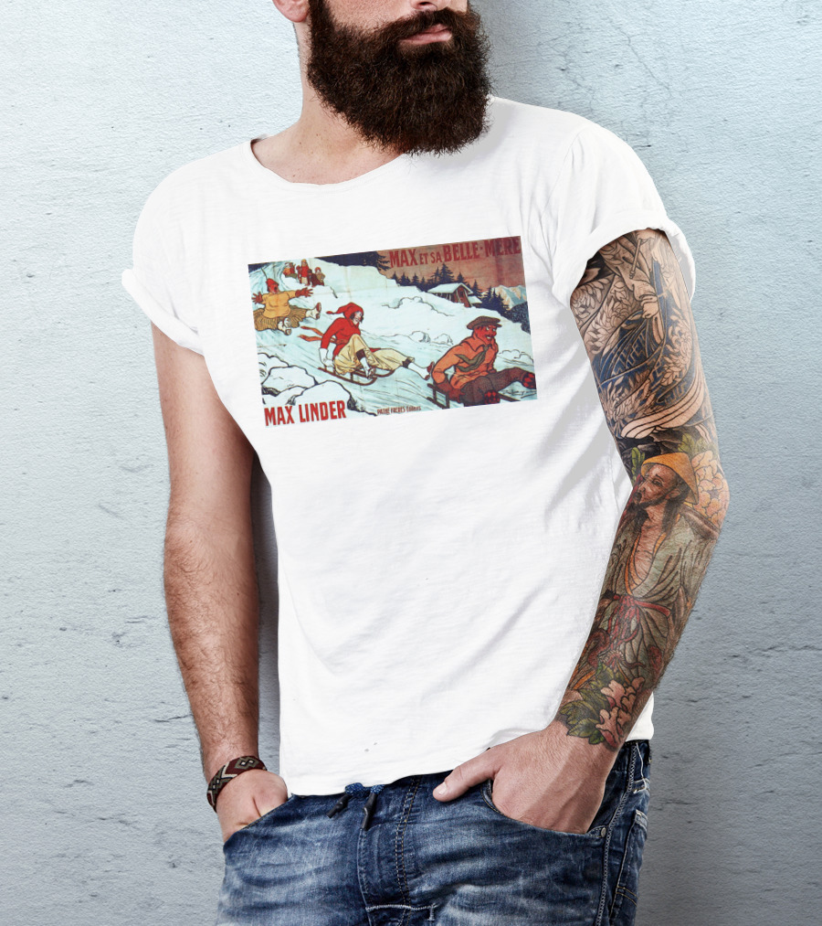 Max Et Sa Belle-Mère Max Linder Pathé Frères 1911 T-Shirt