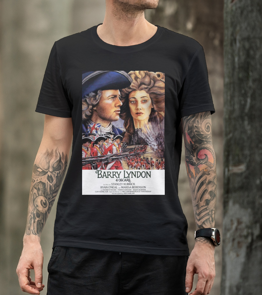 Barry Lyndon Stanley Kubrick 4 Oscars Ryan O'Neal Marisa Berenson T-Shirt