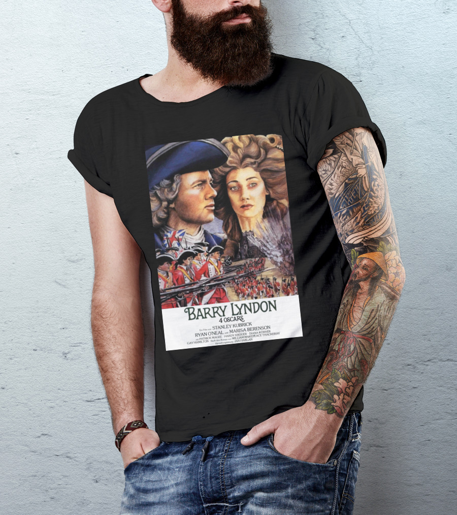 Barry Lyndon Stanley Kubrick 4 Oscars Ryan O'Neal Marisa Berenson T-Shirt