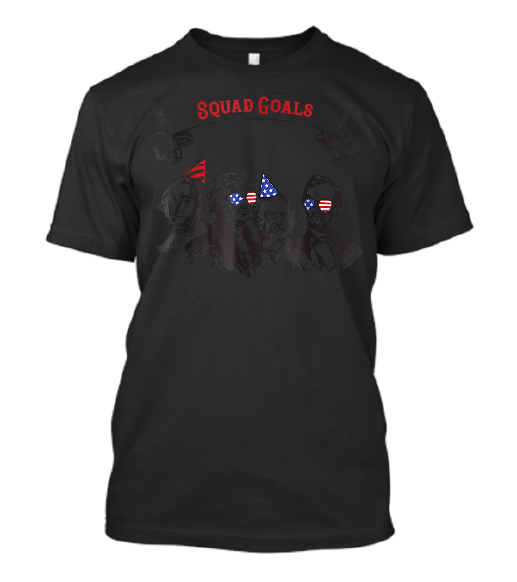 4th Of July American Presidents Squad Goals T-Shirt
