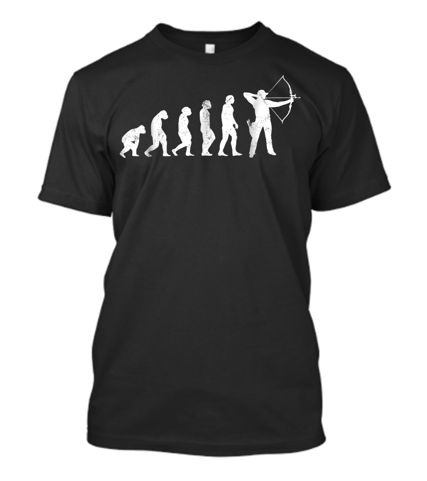 Evolution Of Archery Bow Hunt Funny T-Shirt
