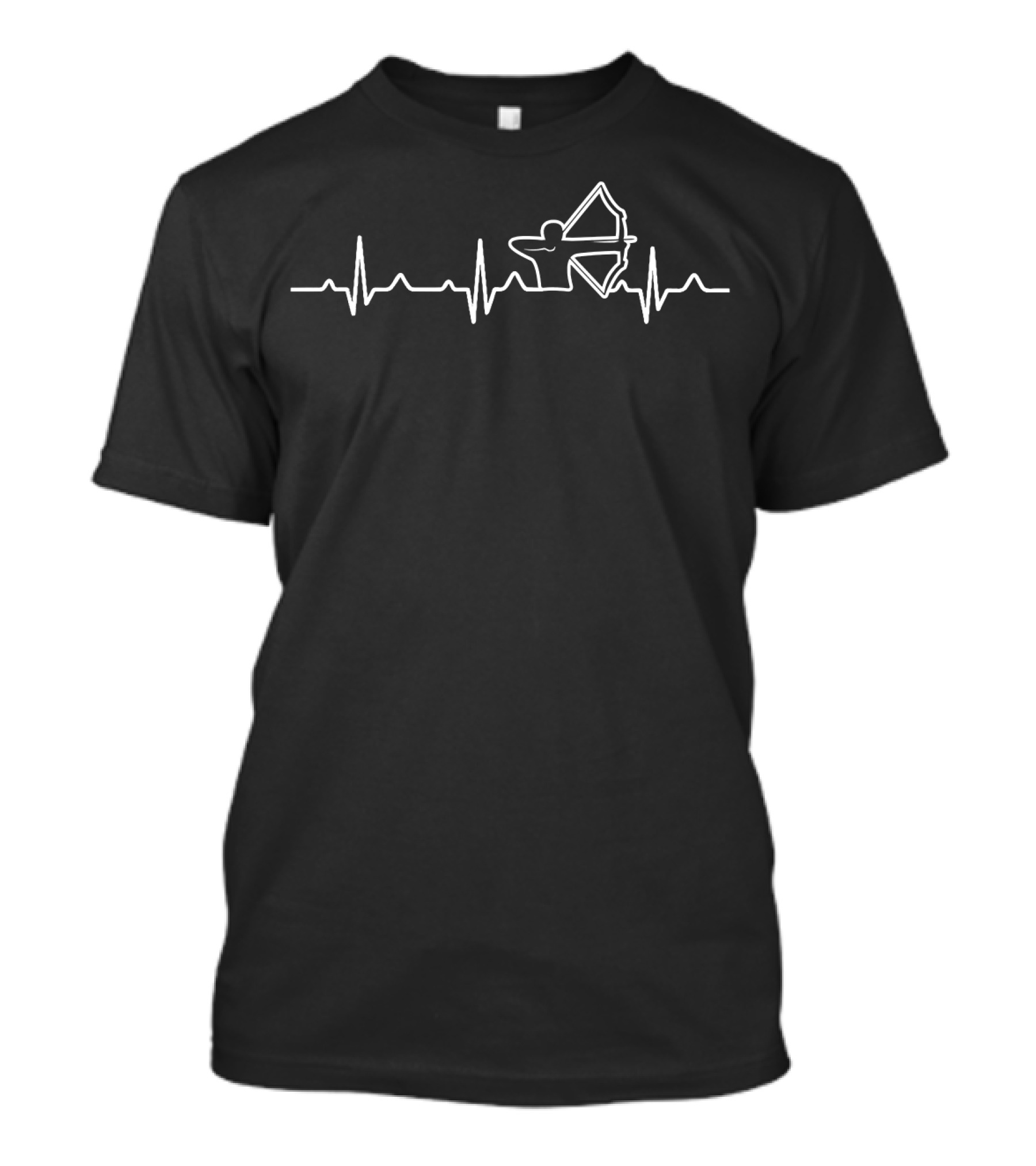 Heartbeat Bow Arrow Archer Archery T-Shirt