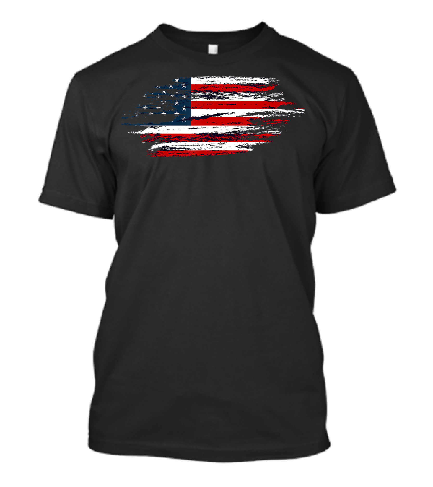 Distressed USA Flag Vintage American Flag T-Shirt