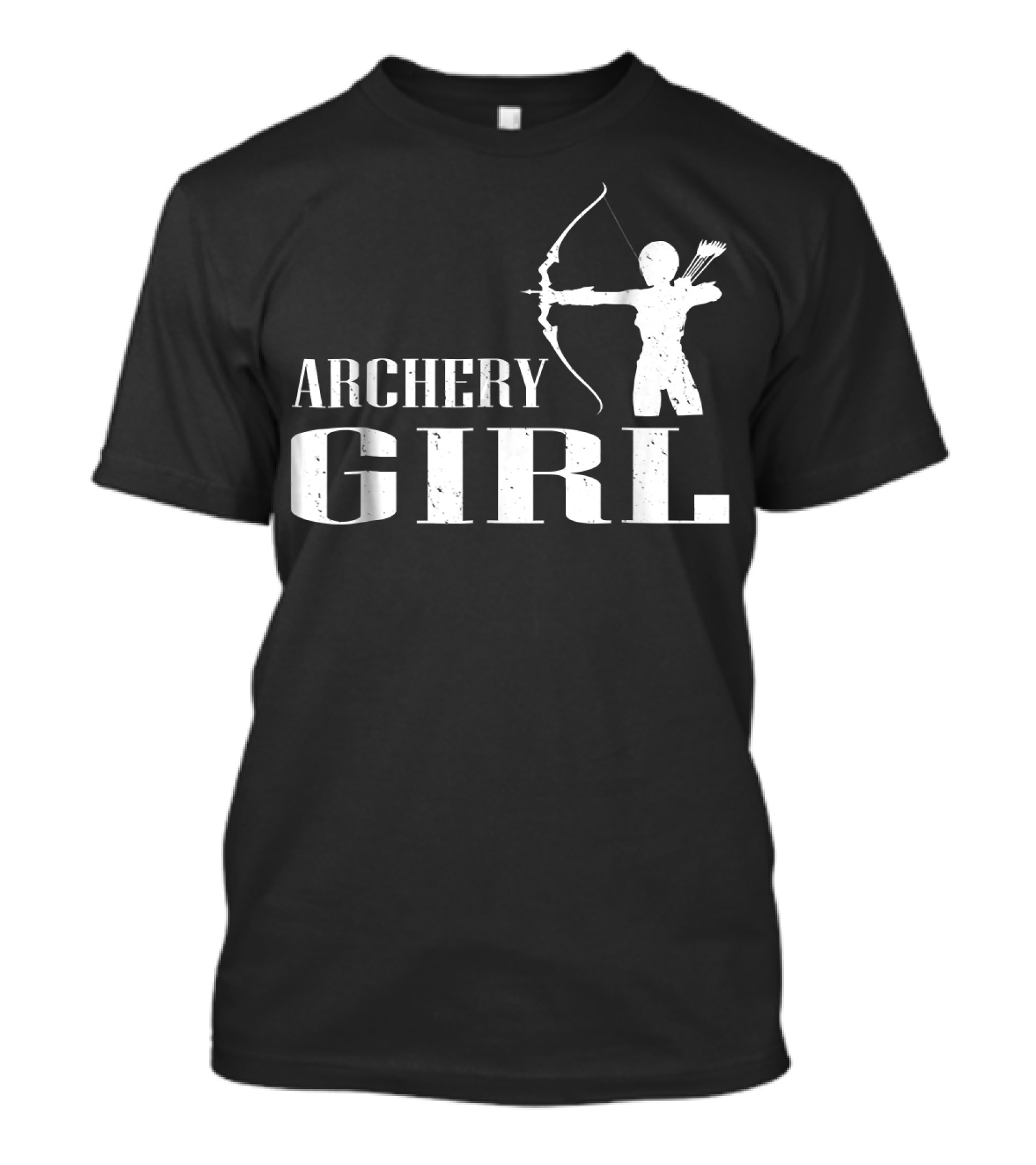 Funny Archery Girl Women Teens Costume T-Shirt