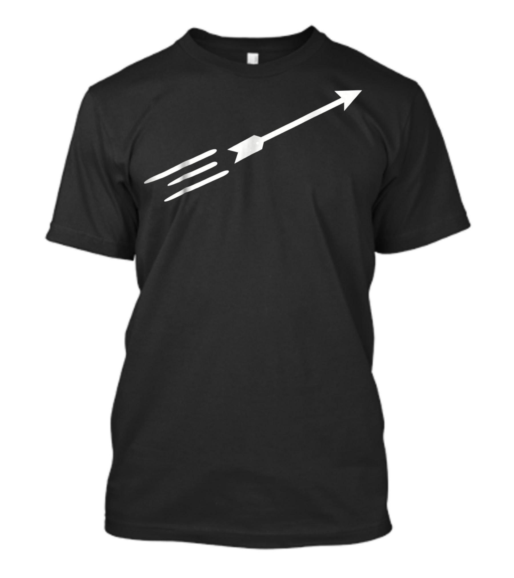 Arrow With Racing Stripes Archery Arrow T-Shirt
