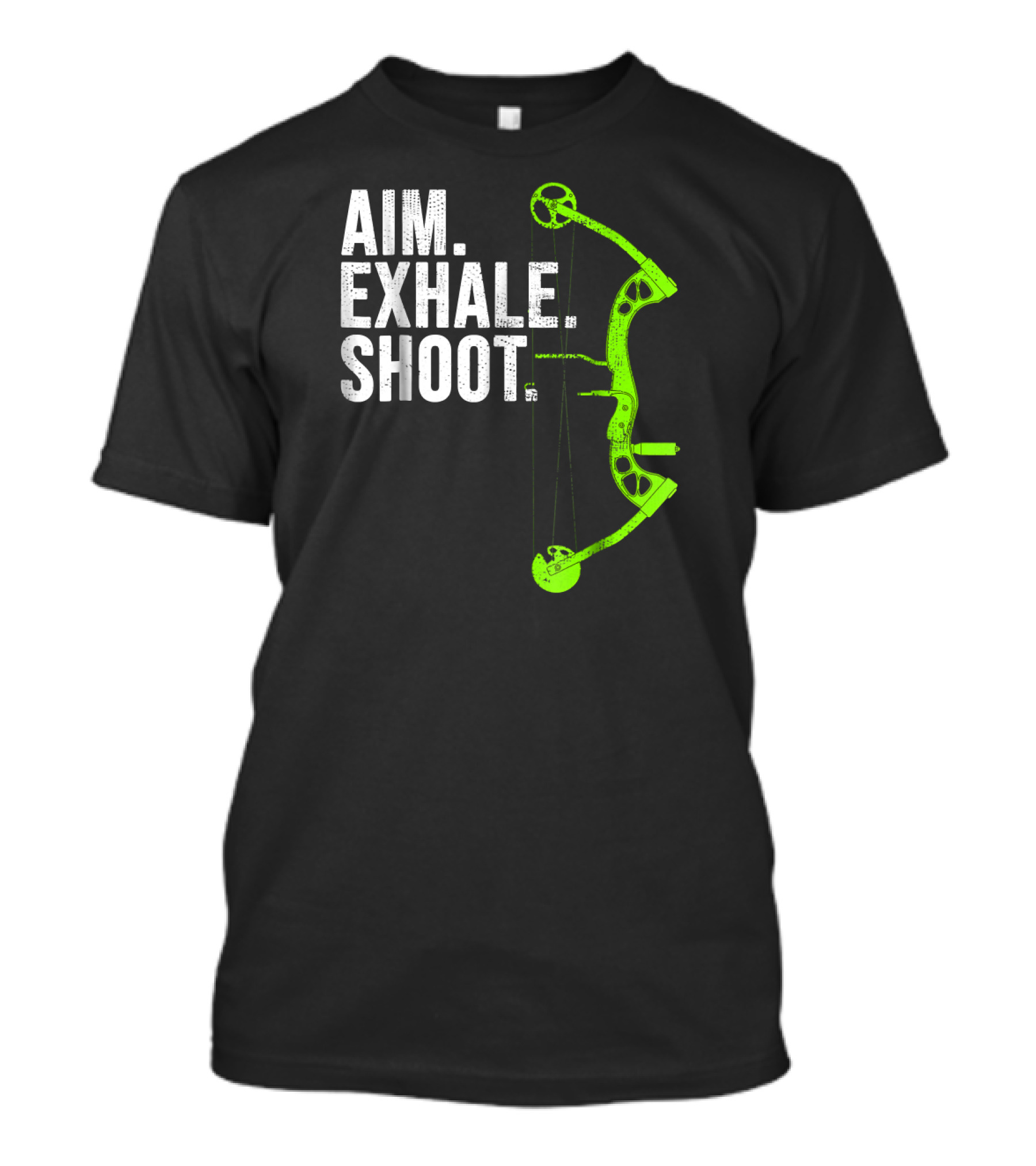 Aim Exhale Shoot Archery Bow Hunting T-Shirt