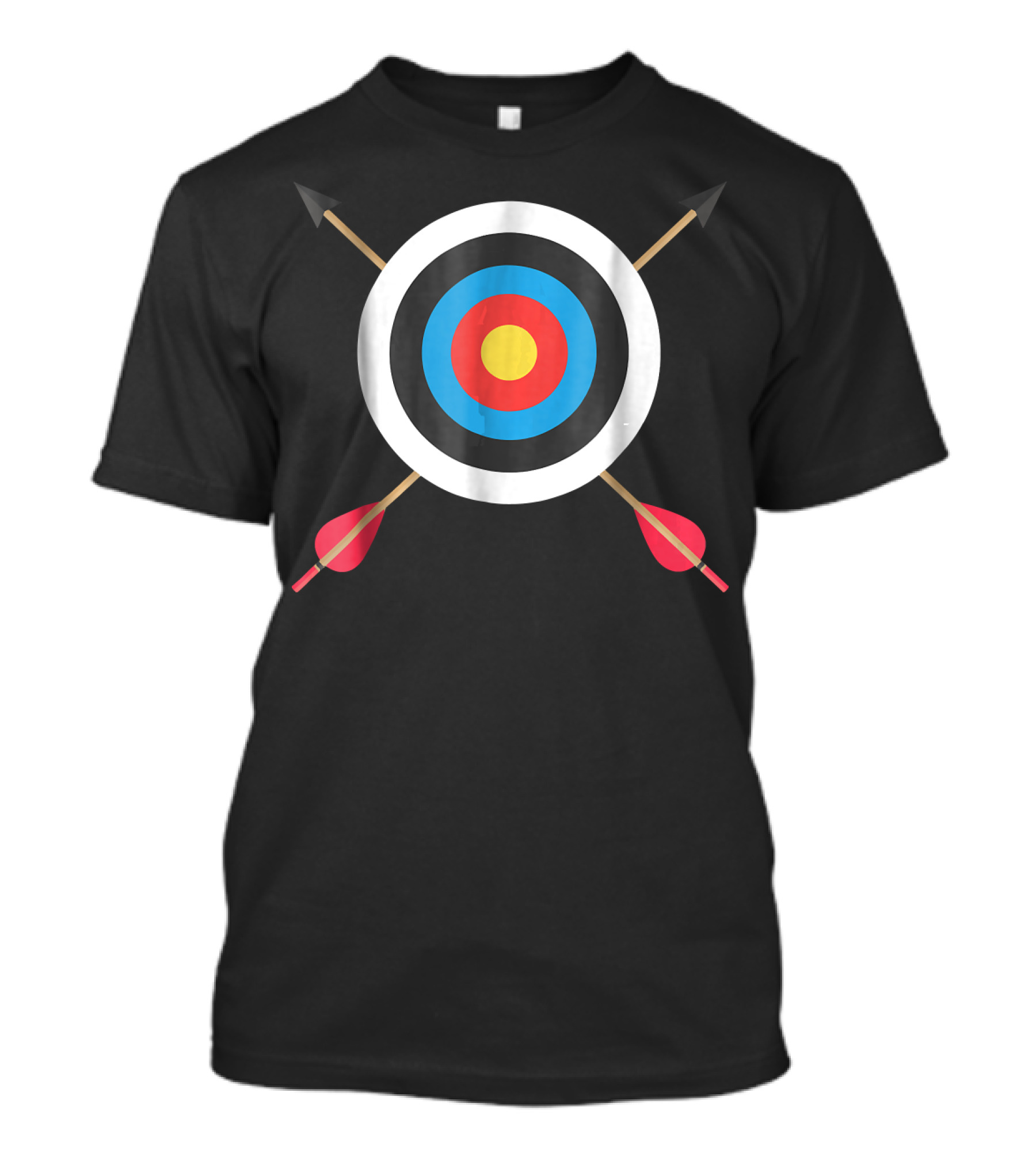 Archery Girls Target With Arrows T-Shirt